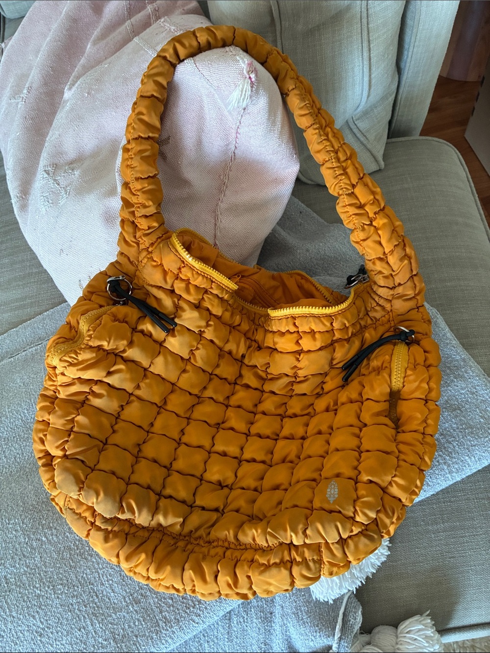 Free People Puffy Quilted Bag